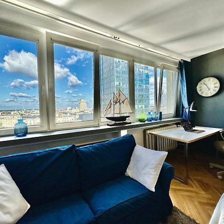 Super Apartament White Warszawa 2X Metro Scisle Centrum Wifi 300 Mbs New Exteriör bild
