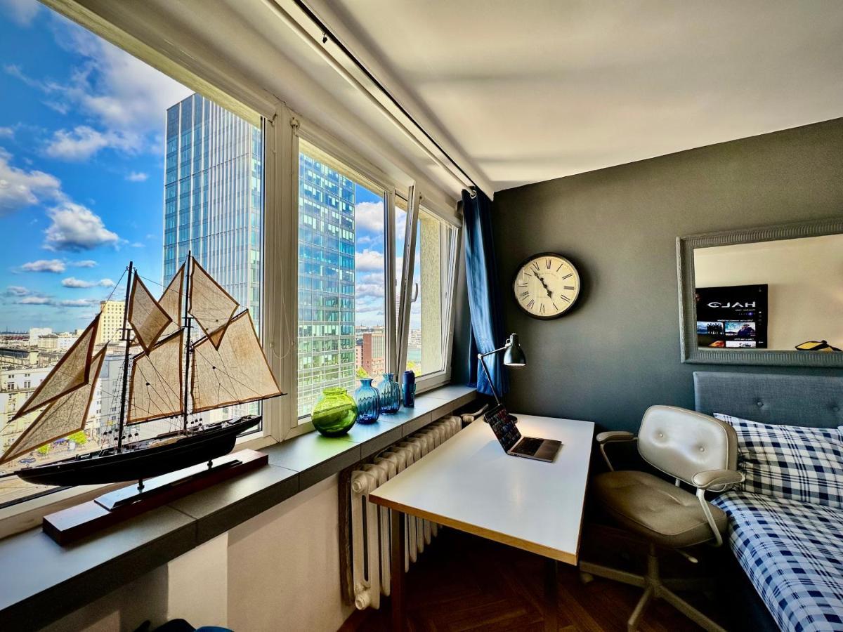 Super Apartament White Warszawa 2X Metro Scisle Centrum Wifi 300 Mbs New Exteriör bild