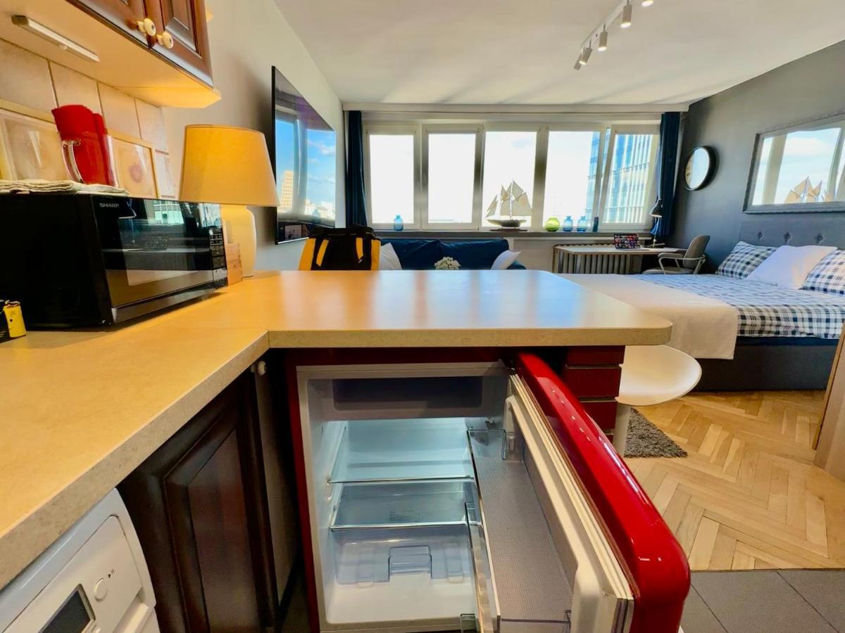 Super Apartament White Warszawa 2X Metro Scisle Centrum Wifi 300 Mbs New Exteriör bild