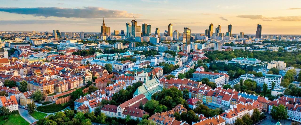Super Apartament White Warszawa 2X Metro Scisle Centrum Wifi 300 Mbs New Exteriör bild