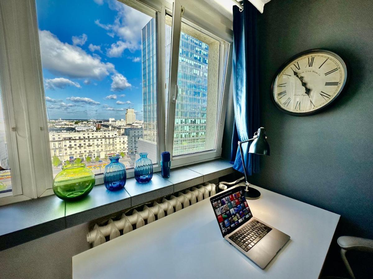 Super Apartament White Warszawa 2X Metro Scisle Centrum Wifi 300 Mbs New Exteriör bild