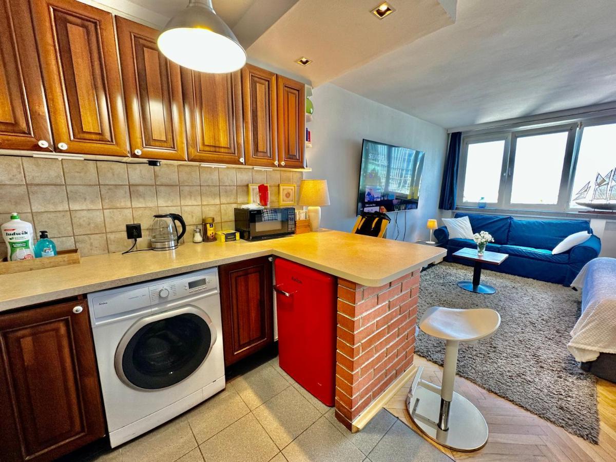 Super Apartament White Warszawa 2X Metro Scisle Centrum Wifi 300 Mbs New Exteriör bild
