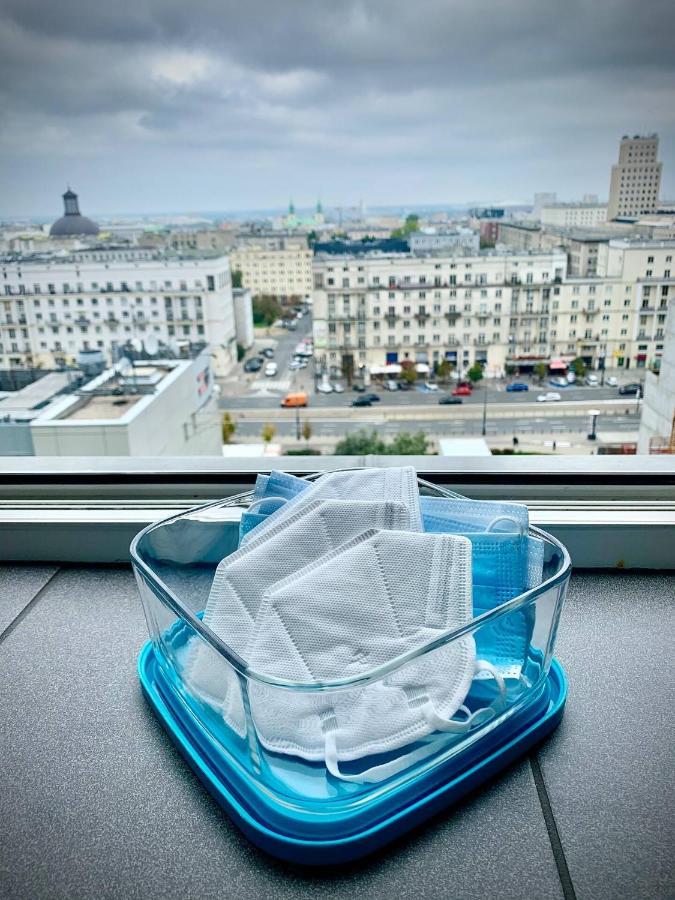Super Apartament White Warszawa 2X Metro Scisle Centrum Wifi 300 Mbs New Exteriör bild