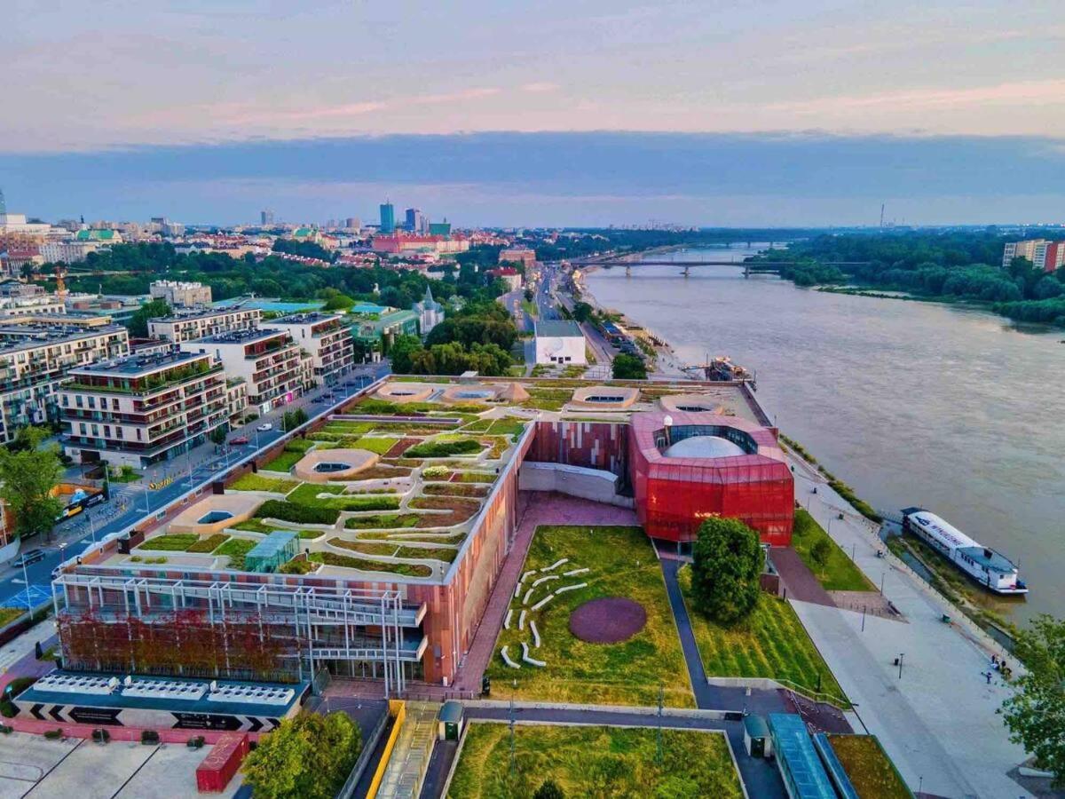 Super Apartament White Warszawa 2X Metro Scisle Centrum Wifi 300 Mbs New Exteriör bild