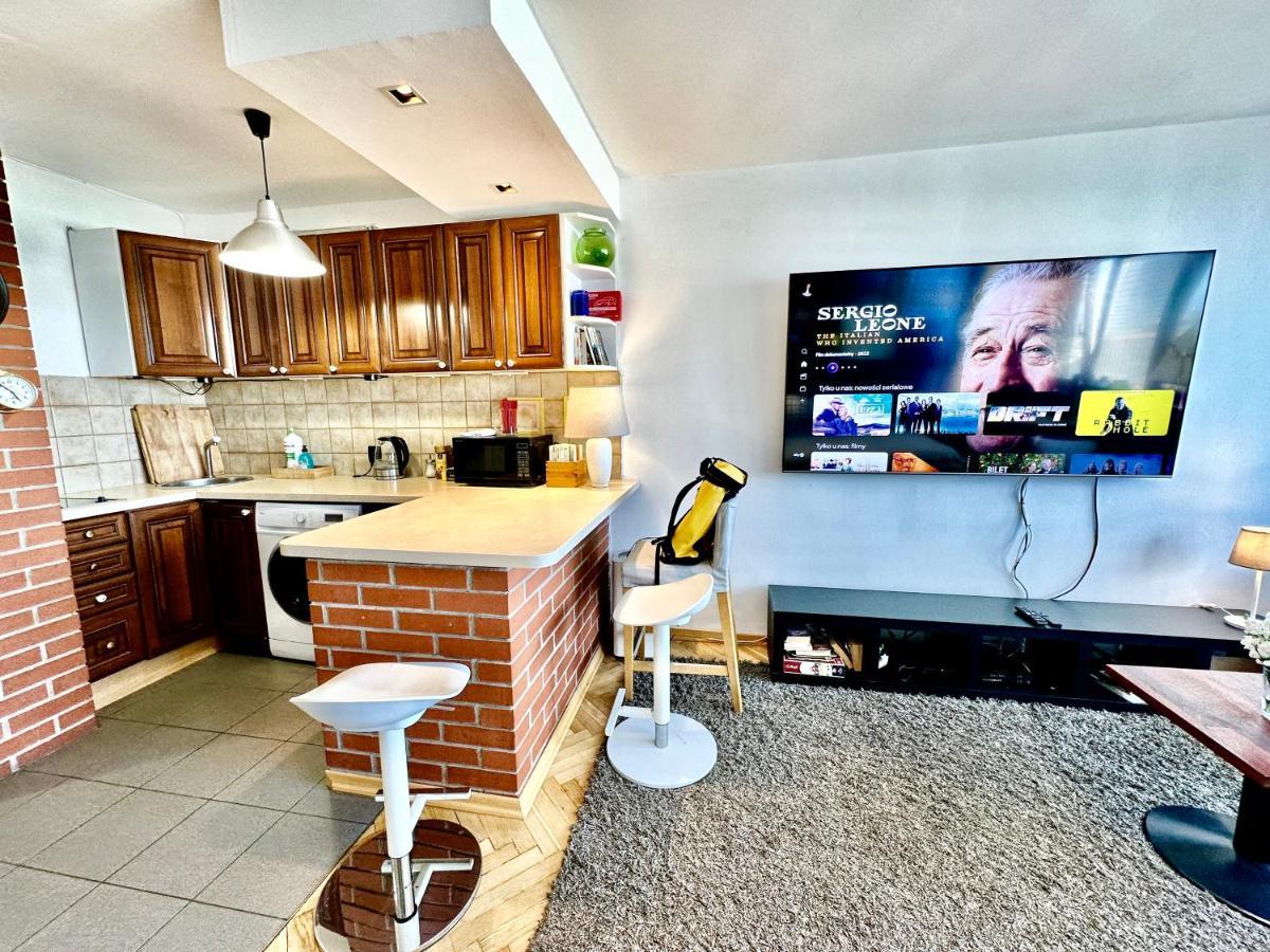 Super Apartament White Warszawa 2X Metro Scisle Centrum Wifi 300 Mbs New Exteriör bild