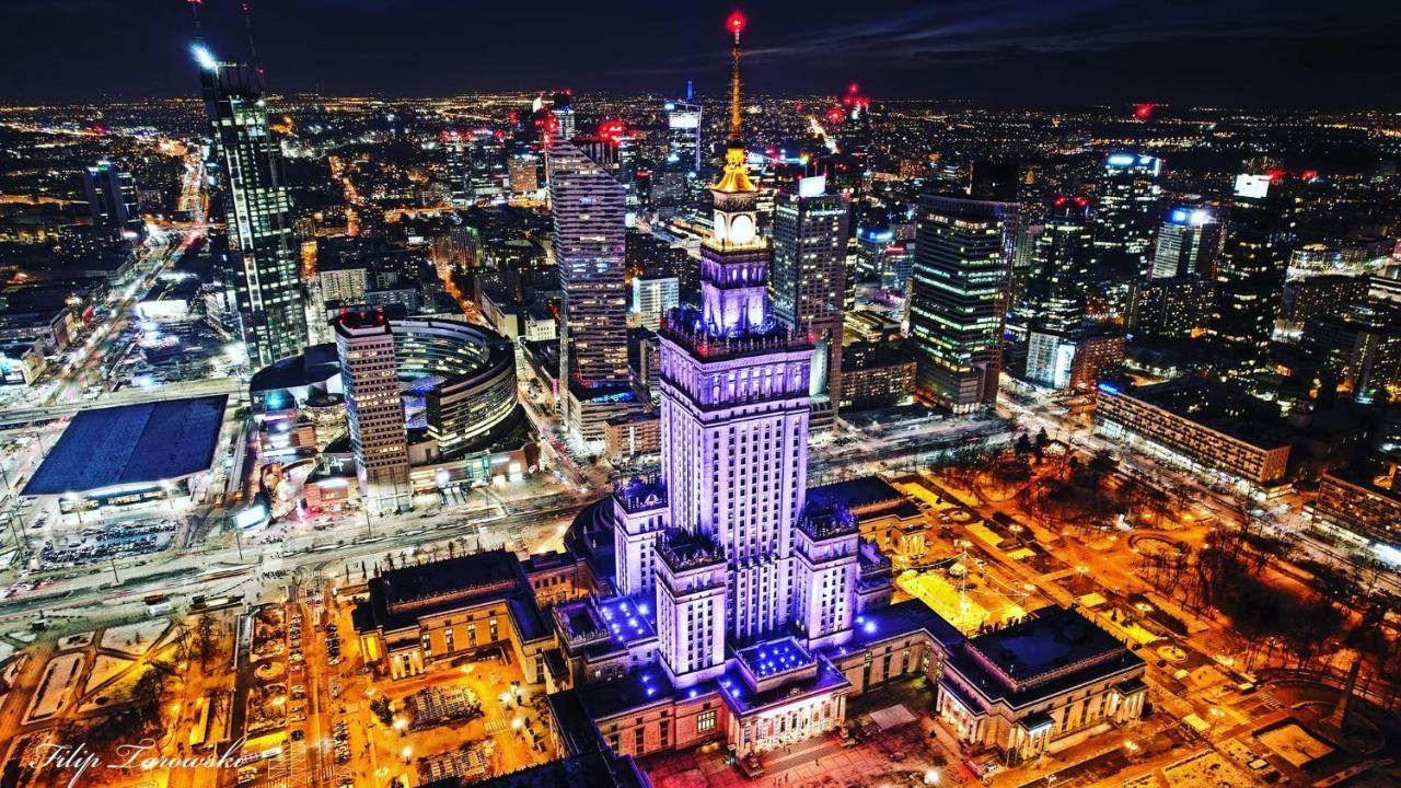 Super Apartament White Warszawa 2X Metro Scisle Centrum Wifi 300 Mbs New Exteriör bild